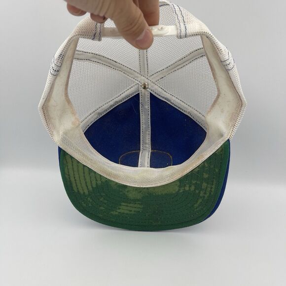 Vintage National Wildlife Federation Hat Bald Eagle Patch Cap Snapback USA - Picture 10 of 14